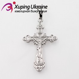 Подвеска родиум Крестик с распятием Подвеска родиум Крестик с распятием