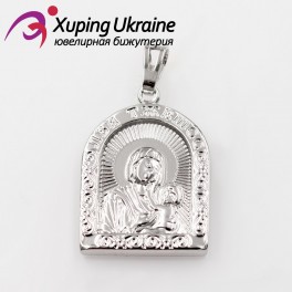 Подвеска родиум ладанка Богородица Подвеска родиум ладанка Богородица