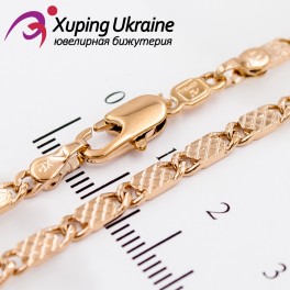 Цепочка лимонная позолота замочки с узором 0,3/55 см Цепочка лимонная позолота замочки с узором 0,3/55 см