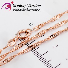 Цепочка позолота ромбами перекрученная 0,2/45 см Цепочка позолота ромбами перекрученная 0,2/45 см