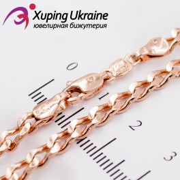 Цепочка позолота из овальных звеньев (восьмерки,срез) 0,4/50 см Цепочка позолота из овальных звеньев (восьмерки,срез) 0,4/50 см
