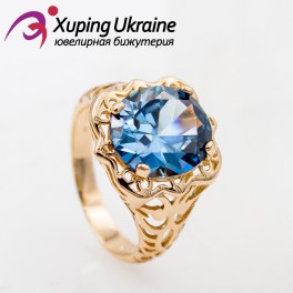 Кольцо лимонная позолота "Узорный перстень" Кольцо лимонная позолота "Узорный перстень"