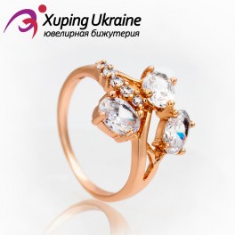 Кольцо позолота "Ветка из камней" Кольцо позолота "Ветка из камней"