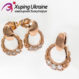 Набор позолота "Ажурное кольцо" (серьги+кулон) Набор позолота "Ажурное кольцо" (серьги+кулон)