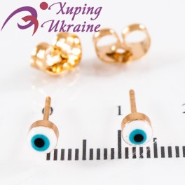 Серьги-гв. Лимонное золото "От сглаза" Серьги-гв. Лимонное золото "От сглаза"