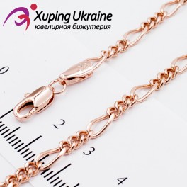 Цепочка позолота "картье" 0,3/45 см (Медицинское золото) Цепочка позолота "картье" 0,3/45 см (Медицинское золото)
