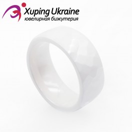 Кольцо керамика с гранями Кольцо керамика с гранями