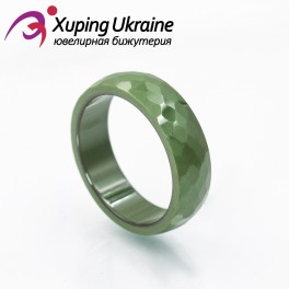 Кольцо керамика с гранями Кольцо керамика с гранями