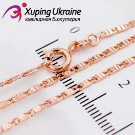 Цепочка позолота "замочки" 0,1/60 см (Медицинское золото) Цепочка позолота "замочки" 0,1/60 см (Медицинское золото)