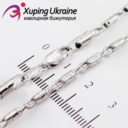 Цепочка родиум "из бочонков" 0,3/55 см Цепочка родиум "из бочонков" 0,3/55 см