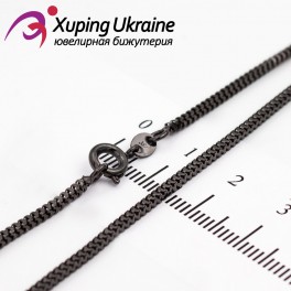 Цепочка черный родиум "снейк граненый" 0,2/45 см Цепочка черный родиум "снейк граненый" 0,2/45 см