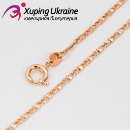 Цепочка позолота "замочки" 0,2/60см (Медицинское золото) Цепочка позолота "замочки" 0,2/60см (Медицинское золото)
