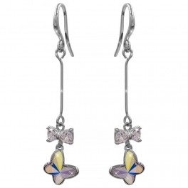 Серьги (крючки) Swarovski "Бабочка" Серьги (крючки) Swarovski "Бабочка"