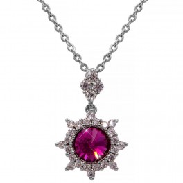 Кулон на цепочке Swarovski Солнышко Кулон на цепочке Swarovski Солнышко