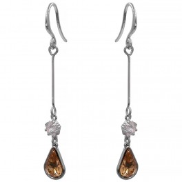 Серьги (крючки) Swarovski "Капелька" Серьги (крючки) Swarovski "Капелька"