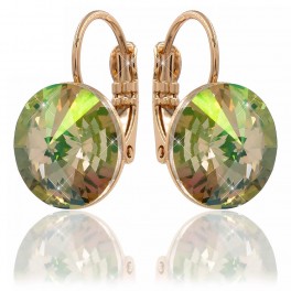 Серьги лимонная позолота Swarovski Crystals 1,2 см Серьги лимонная позолота Swarovski Crystals 1,2 см