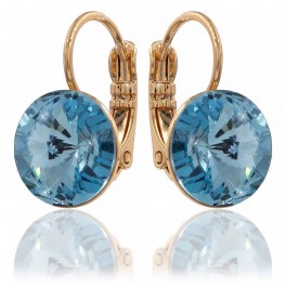 Серьги лимонная позолота Swarovski Crystals 1,1 см Серьги лимонная позолота Swarovski Crystals 1,1 см
