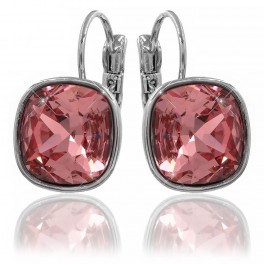 Серьги с кристаллами Swarovski родиум (Медицинская сталь) Серьги с кристаллами Swarovski родиум (Медицинская сталь)