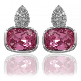Серьги (гвоздики) Swarovski прямоугольник на основание Серьги (гвоздики) Swarovski прямоугольник на основание