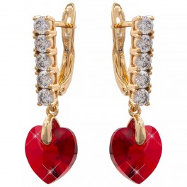 Серьги Swarovski "Сердце" Серьги Swarovski "Сердце"