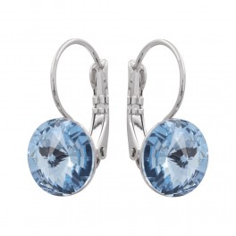 Серьги с кристаллами Swarovski родиум (Медицинская сталь) Серьги с кристаллами Swarovski родиум (Медицинская сталь)