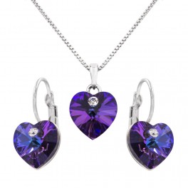 Набор Swarovski родиум (серьги+кулон+цепочка) Набор Swarovski родиум (серьги+кулон+цепочка)