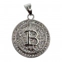 Подвеска "Bitcoin Биткоин" сталь 