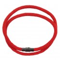 Браслет-шнур с магнитной застёжкой, красный, унисекс