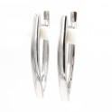 Серьги Xuping родиум Иголочки (Медицинское золото) 3,5 см