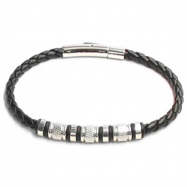 Браслет Xuping мужской Stainless Steel, кожаный (371195) Браслет Xuping мужской Stainless Steel, кожаный (371195)