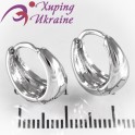 Серьги родиум Капля
