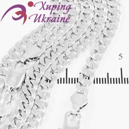 Цепочка Xuping панцирное плетение 0,5/60 см родиум Цепочка Xuping панцирное плетение 0,5/60 см родиум