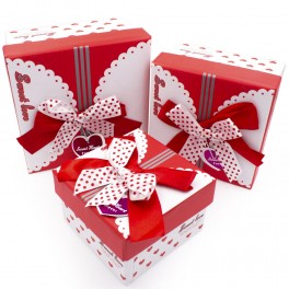 Набор подарочных коробочек (красный) Sweet Love 3 шт Набор подарочных коробочек (красный) Sweet Love 3 шт