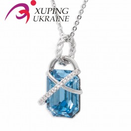 Кулон на цепочке Swarovski Прямоугольник в пересечениях Кулон на цепочке Swarovski Прямоугольник в пересечениях
